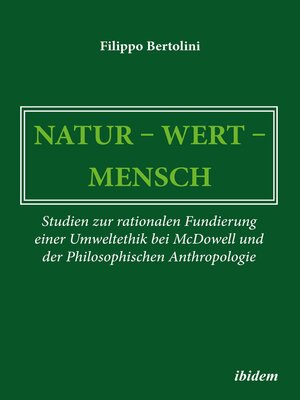 cover image of Natur – Wert – Mensch